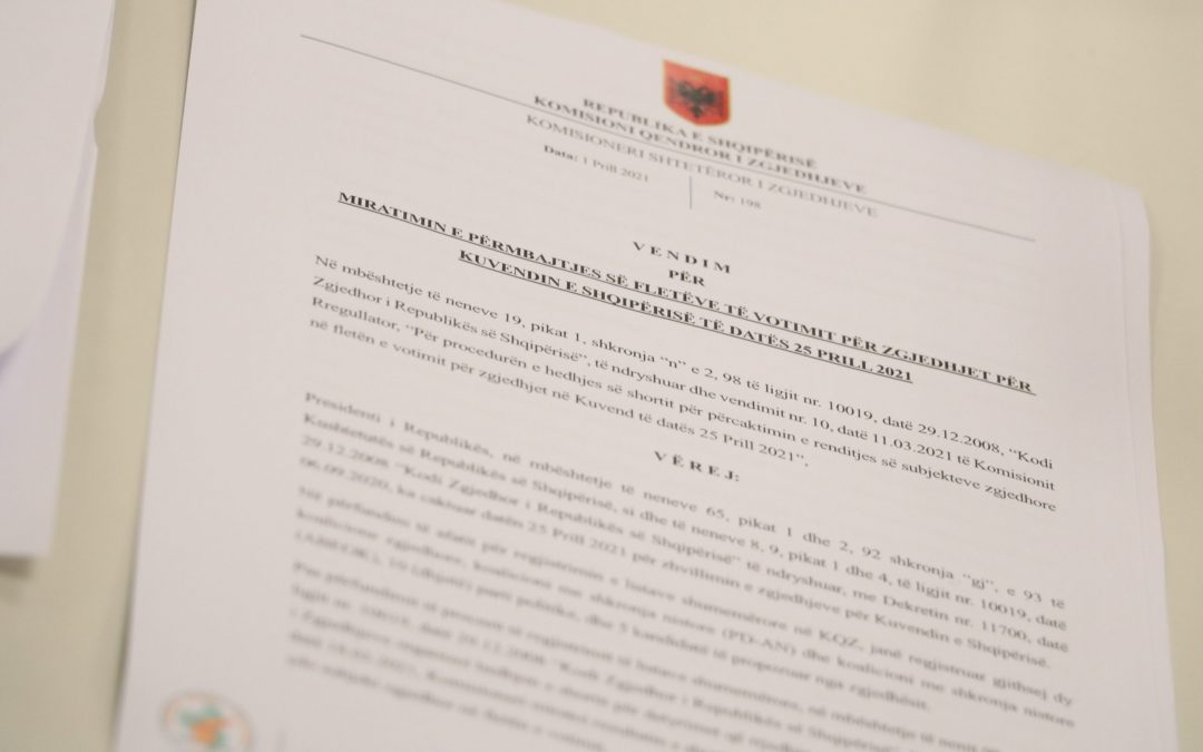 With majority of votes, CSC upholds the complaint no.8, filed by Socialist Party and complaints no.9, filed by Democratic Creed Party.